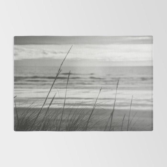 Black and White Ocean Dream Rug Gallery Image 2