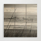 Black and White Ocean Dream Wood Wall Art Gallery Image 1