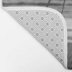 Black and White Ocean Dream Bath Mat Gallery Image 2