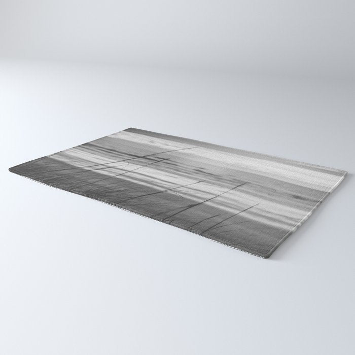 Black and White Ocean Dream Rug Gallery Image 3