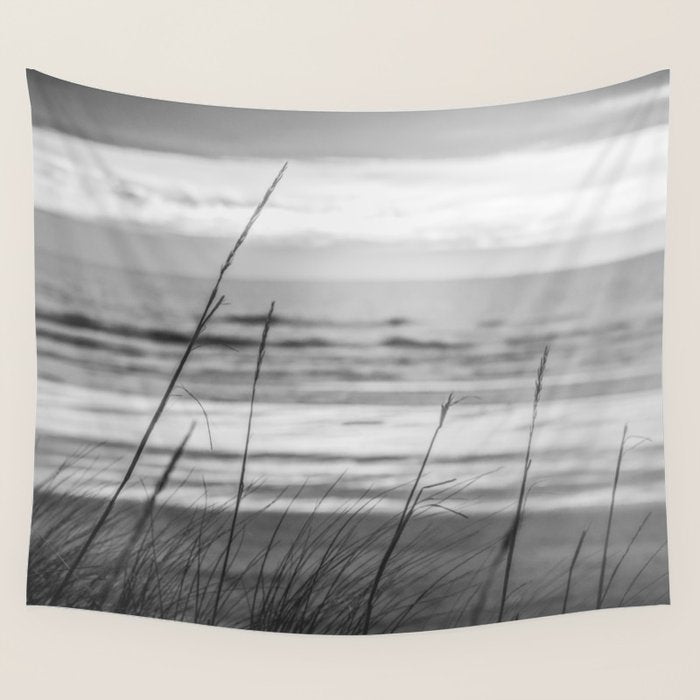 Black and White Ocean Dream Wall Tapestry Gallery Image 4