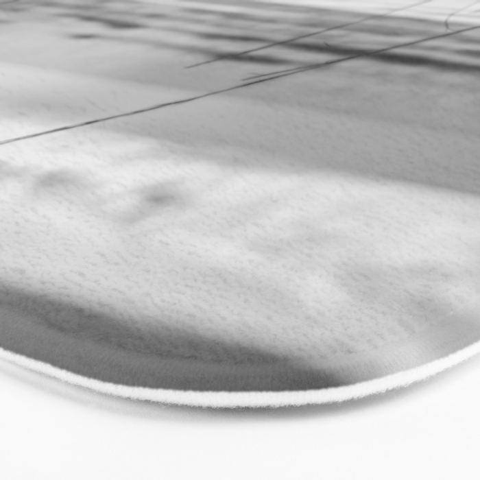 Black and White Ocean Dream Bath Mat Gallery Image 3