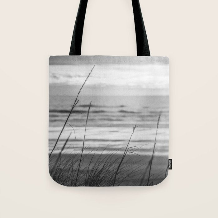 Black and White Ocean Dream Tote Bag Gallery Image 1