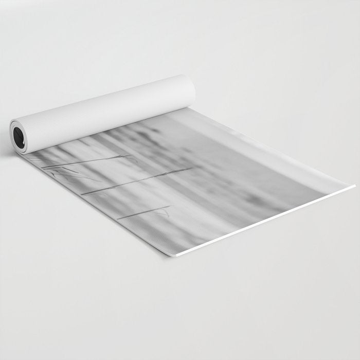 Black and White Ocean Dream Yoga Mat Gallery Image 2
