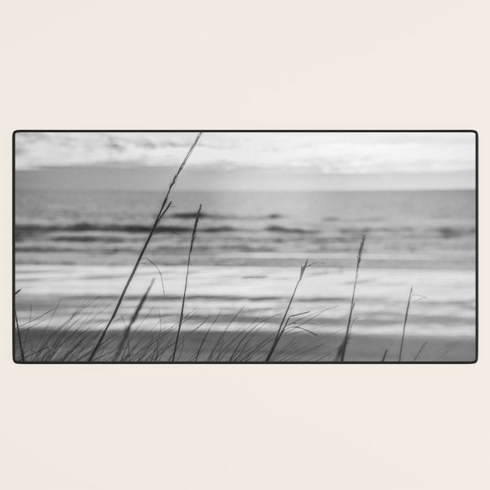 Black and White Ocean Dream Desk Mat Gallery Image 3