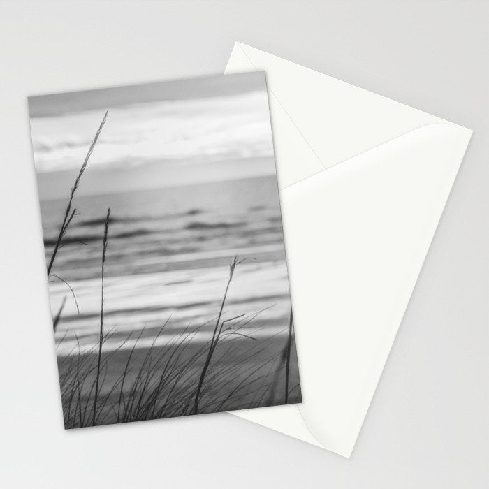 Black and White Ocean Dream Stationery Card Gallery Image 2