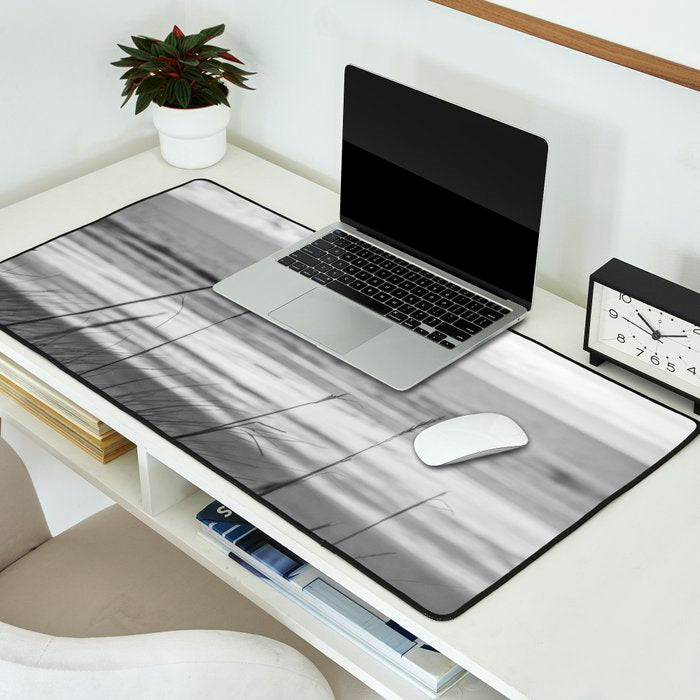 Black and White Ocean Dream Desk Mat Gallery Image 2