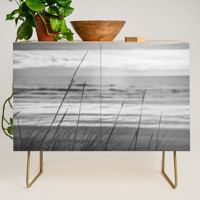 Black and White Ocean Dream Credenza Gallery Image 1
