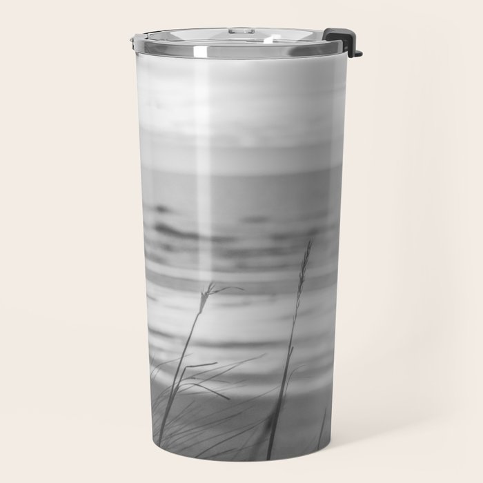 Black and White Ocean Dream Travel Mug Gallery Image 2