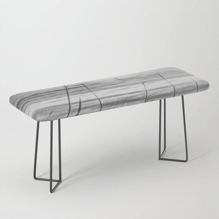 Black and White Ocean Dream Bench Gallery Image 1