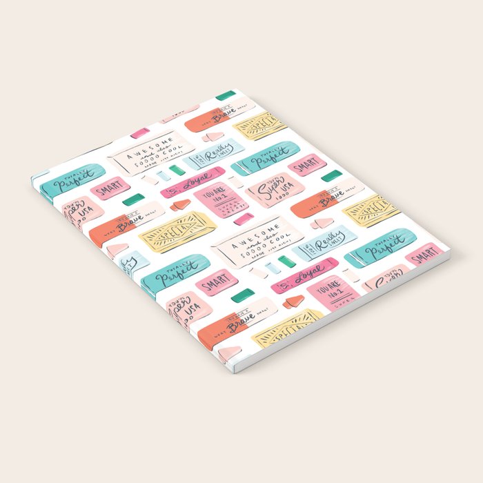 Positive Affirmation Erasers  Notebook Gallery Image 2