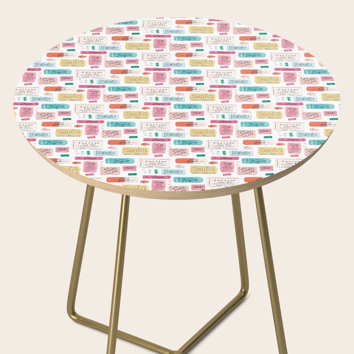 Positive Affirmation Erasers  Side Table Gallery Image 2