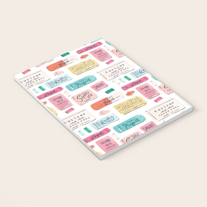 Positive Affirmation Erasers  Notebook Gallery Image 3