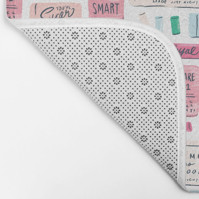 Positive Affirmation Erasers  Bath Mat Gallery Image 2