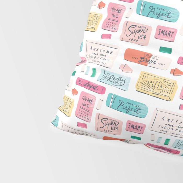 Positive Affirmation Erasers  Pillow Sham Gallery Image 4