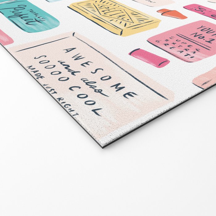 Positive Affirmation Erasers  Welcome Mat Gallery Image 2