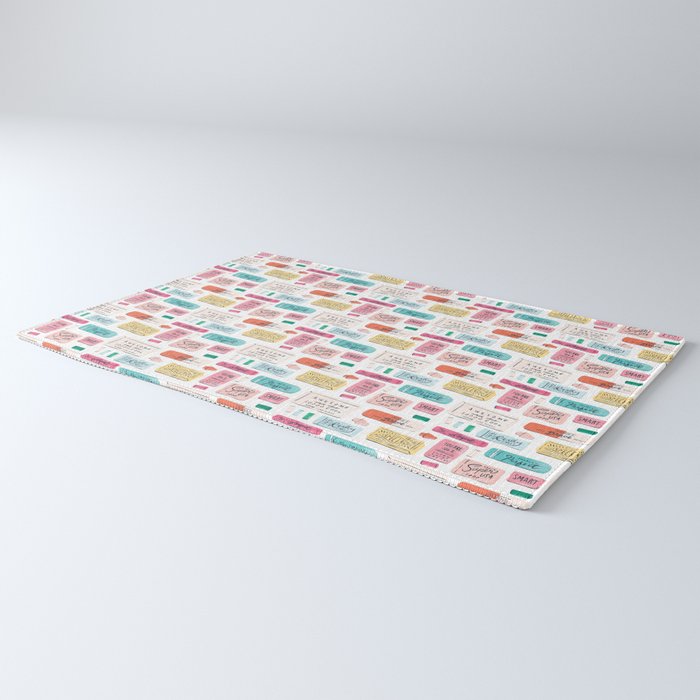 Positive Affirmation Erasers  Rug Gallery Image 3