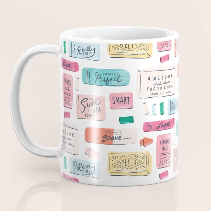 Positive Affirmation Erasers  Coffee Mug Gallery Image 3