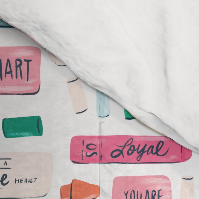 Positive Affirmation Erasers  Comforter Gallery Image 4