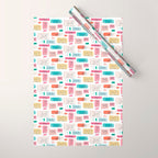 Positive Affirmation Erasers  Wrapping Paper Gallery Image 1