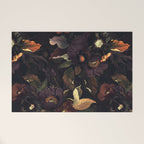 Vintage & Shabby Chic - Flowers at Night Welcome Mat Gallery Image 1