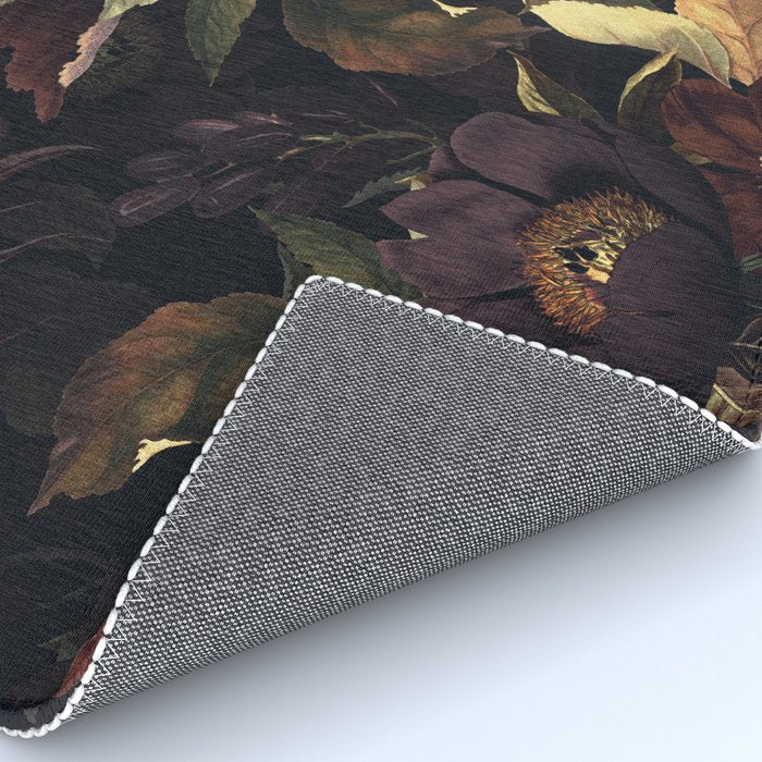 Vintage & Shabby Chic - Flowers at Night Rug Gallery Image 4