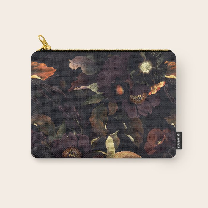 Vintage & Shabby Chic - Flowers at Night Carry All Pouch Gallery Image 1