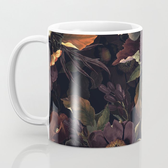 Vintage & Shabby Chic - Flowers at Night Coffee Mug Gallery Image 3