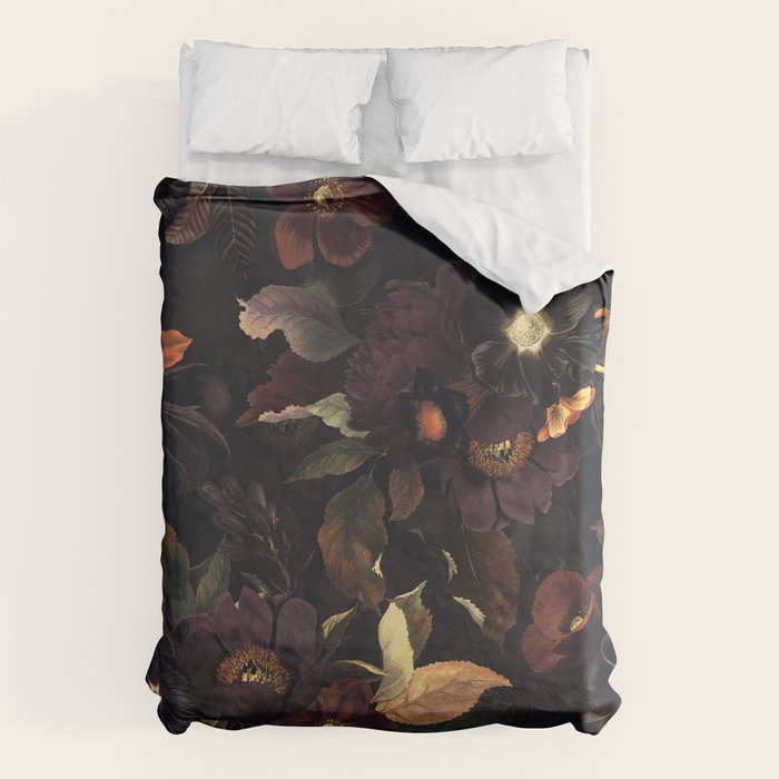 Vintage & Shabby Chic - Flowers at Night Duvet Cover Gallery Image 1