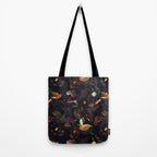Vintage & Shabby Chic - Flowers at Night Tote Bag Gallery Image 2
