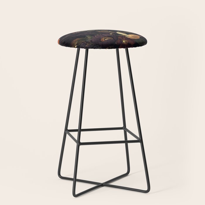 Vintage & Shabby Chic - Flowers at Night Stool Gallery Image 1