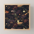 Vintage & Shabby Chic - Flowers at Night Mini Art Print Gallery Image 1