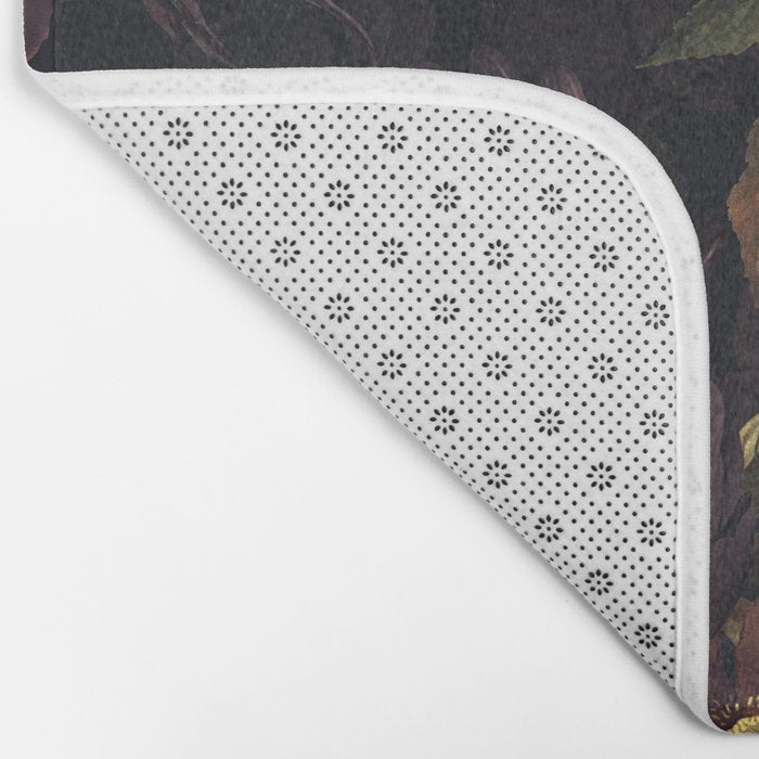 Vintage & Shabby Chic - Flowers at Night Bath Mat Gallery Image 2