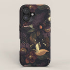 Vintage & Shabby Chic - Flowers at Night iPhone Case Gallery Image 1