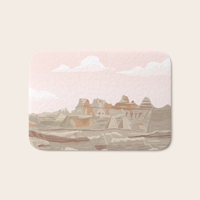 Badlands National Park Bath Mat Gallery Image 1