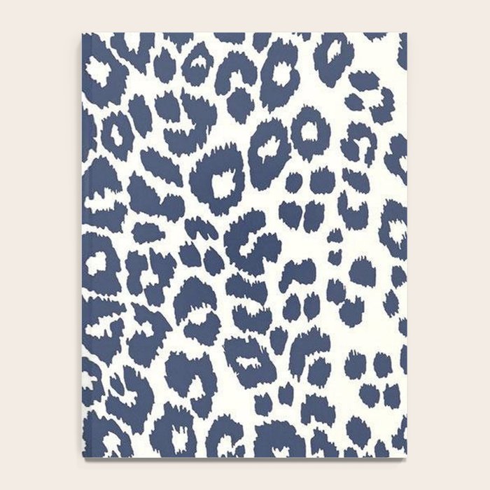 Ink Blue Leopard Print Notebook Gallery Image 4