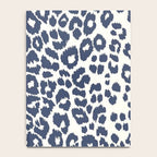 Ink Blue Leopard Print Notebook Gallery Image 4
