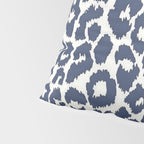 Ink Blue Leopard Print Pillow Sham Gallery Image 4