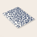 Ink Blue Leopard Print Notebook Gallery Image 3