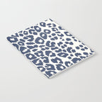 Ink Blue Leopard Print Notebook Gallery Image 2