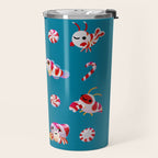 Sea Peppermint Candies Travel Mug Gallery Image 2
