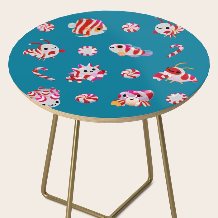 Sea Peppermint Candies Side Table Gallery Image 2