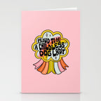 Proud To Be A Childless Dog Lady Stationery Card Gallery Image 2