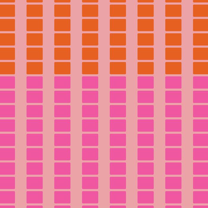 Geometric Stacked Stripes Vertical Multicolor Pattern in Pink Orange Blue Coffee Mug Gallery Image 2