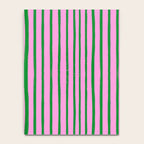 Green and Pink Brush Stroke Stripes Notebook Gallery Image 4