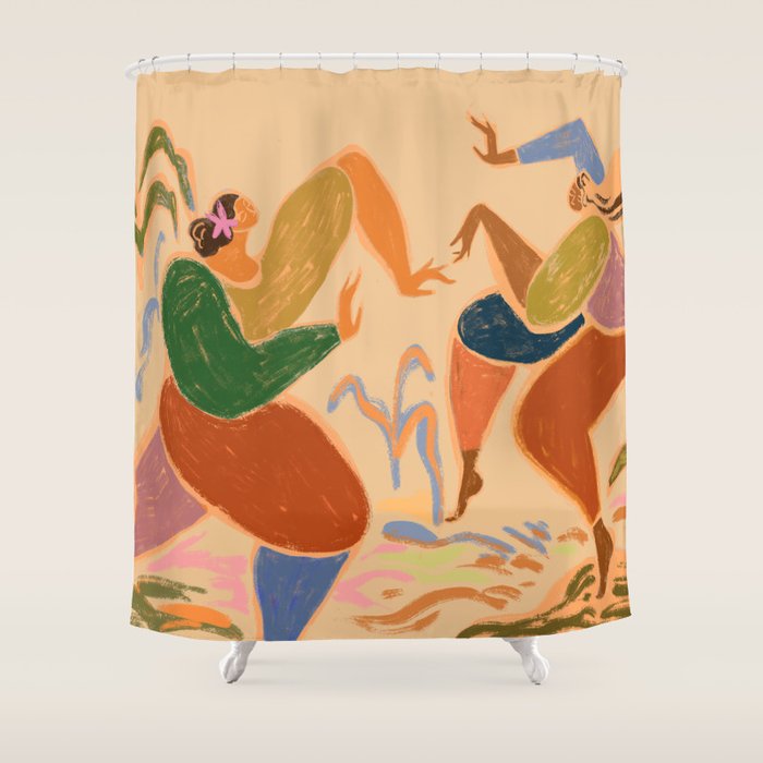 Sisters of the Rhythm Shower Curtain Gallery Image 1