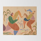 Sisters of the Rhythm Throw Blanket Gallery Image 2