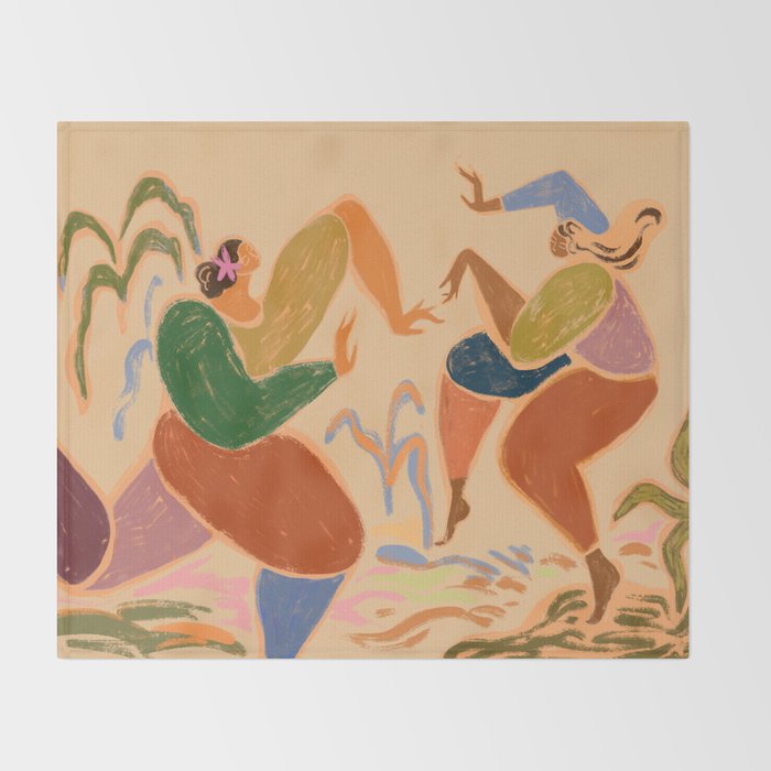 Sisters of the Rhythm Throw Blanket Gallery Image 2