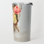 Bust With Flowers Travel Mug Gallery Image 2