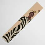 Woman with Birds and Zebra Pattern Dress Table Runner Gallery Image 3